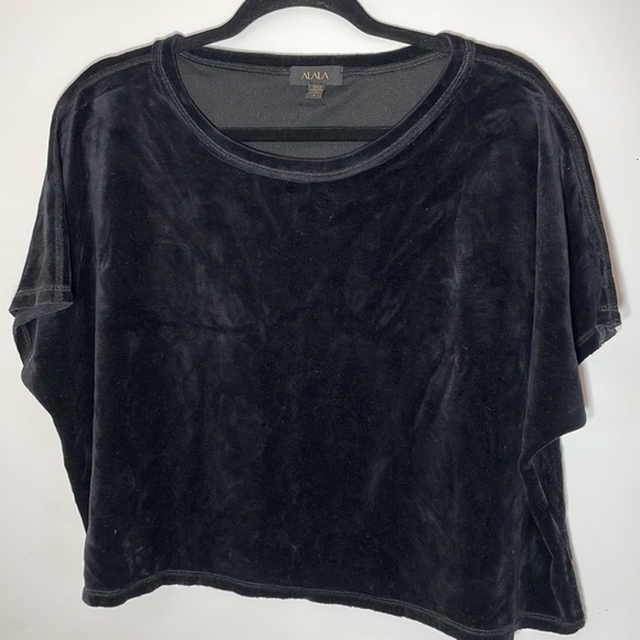 ALALA Champ Tee black velvet velour size L black - Picture 8 of 11